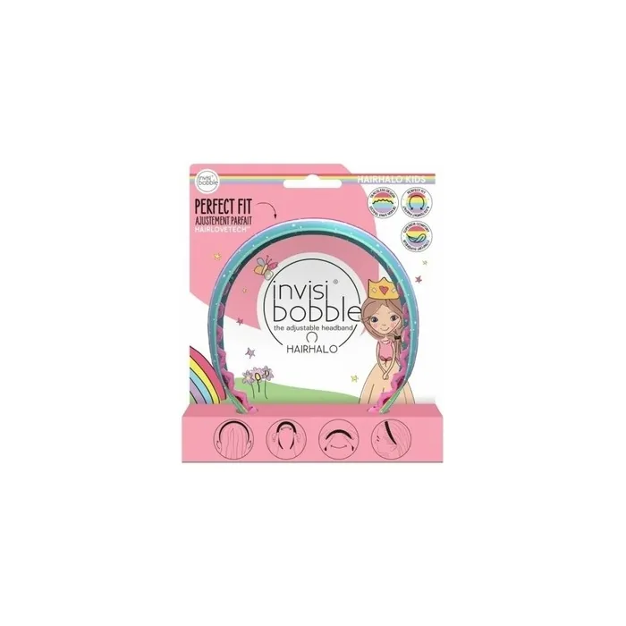 Invisibobble Kids Hair Halo Rainbow Crown Adjustable Headband