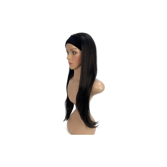 Sleek Synthetic Straight Headband Wig 25 Inches