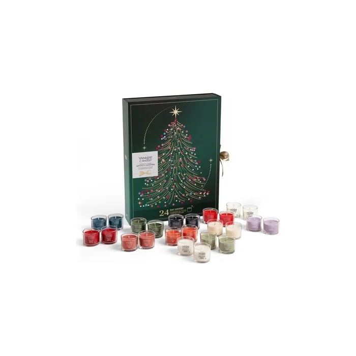 Yankee Candle 2026 Advent Calendar Gift Set - Assorted Christmas Scented Candles