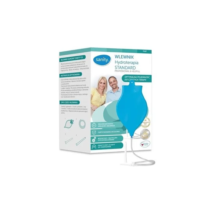 Sanity 2L Rubber Medical Device for Enema Use