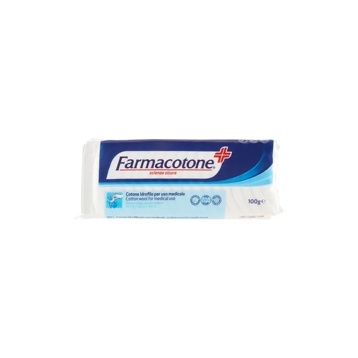 Farmacotone Hydrophilic Cotton for Medical Use 100g