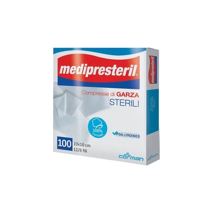 Corman Sterile Mull Compresses 10x10cm