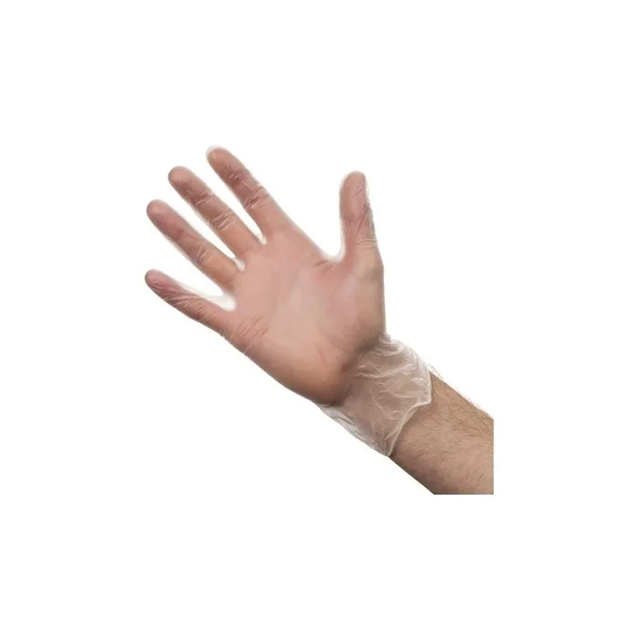Vogue Powder Free Vinyl Gloves Size Small - Pack of 100