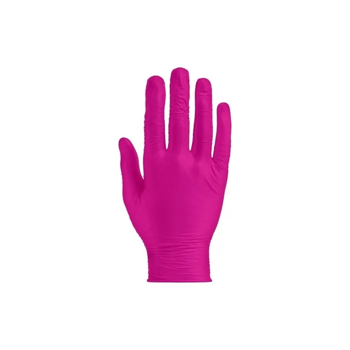 Efalock Disposable Nitrile Gloves Powder-Free Pink Size S - Pack of 100