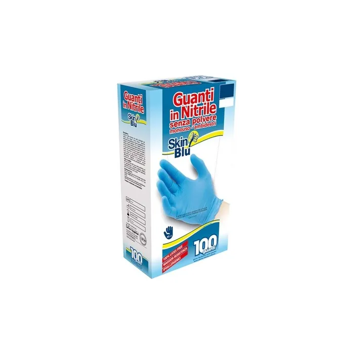 SKYN Blue Nitrile Disposable Gloves XL - Pack of 100