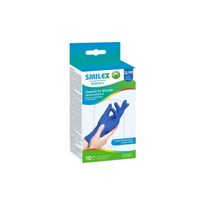 Smilex Nitrile Powder-Free Gloves 10 Pieces