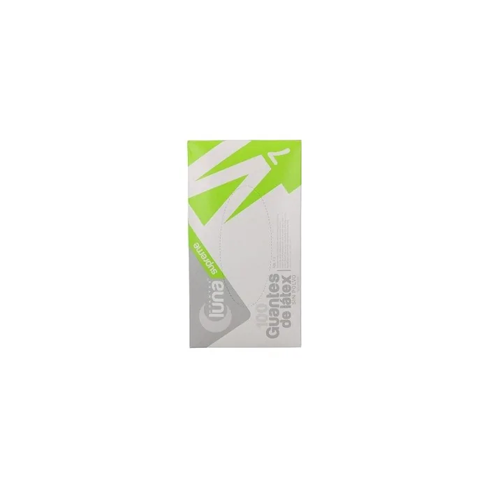 Luna Powder Free Latex Gloves Size Medium