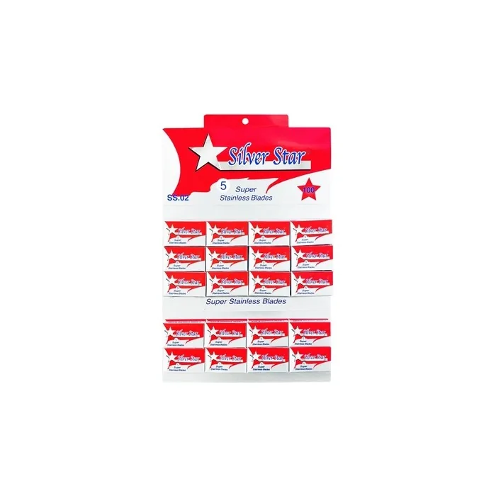 Lord Silver Star Super Stainless Double Edge Razor Blades 100 Pack