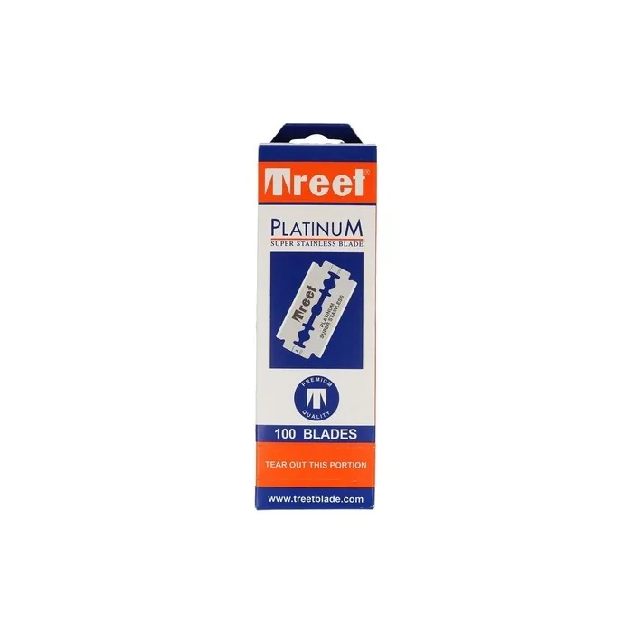 Treet Platinum Super Stainless Blades 100 Pieces - Pack of 20