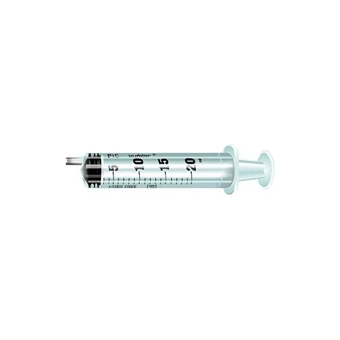 Pikdare 20ml Syringe 21 Gauge 1 1/2 Eccentric Cone