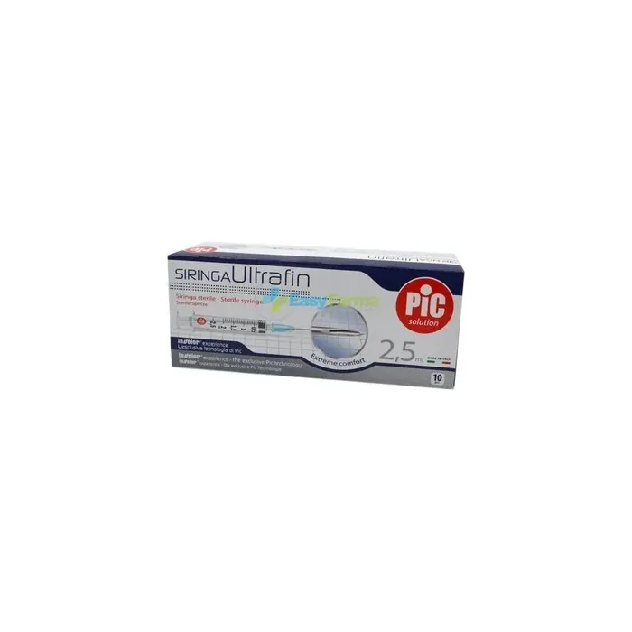 Pikdare Pic Ultrafin Syringes 25ml - Pack of 10