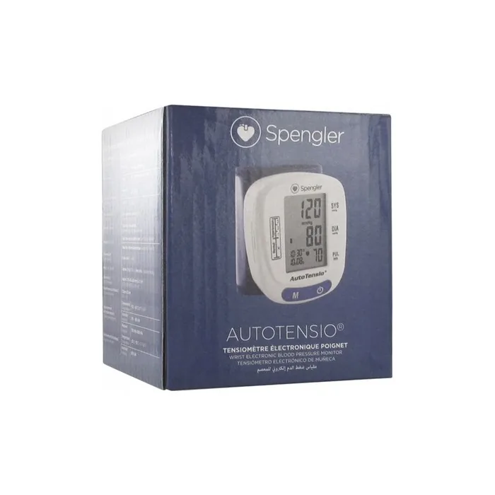 Spengler Autotensio Electronic Wrist Blood Pressure Monitor - Blue