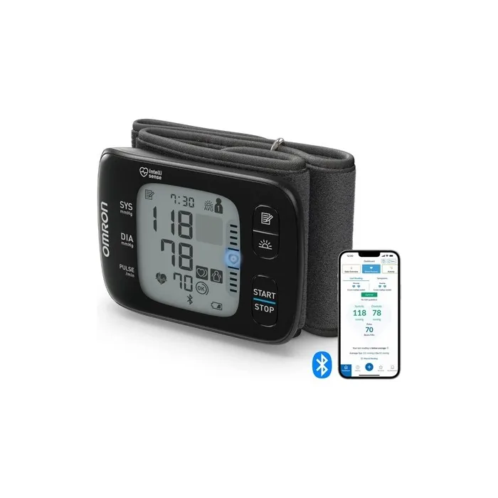 Omron RS7 Automatic Wrist Blood Pressure Monitor with Smartphone App and Positioning Sensor