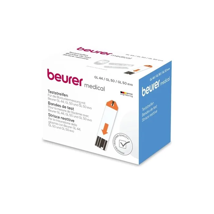 Beurer GL44/GL50 Glucose Monitor Test Strips 50 Pieces