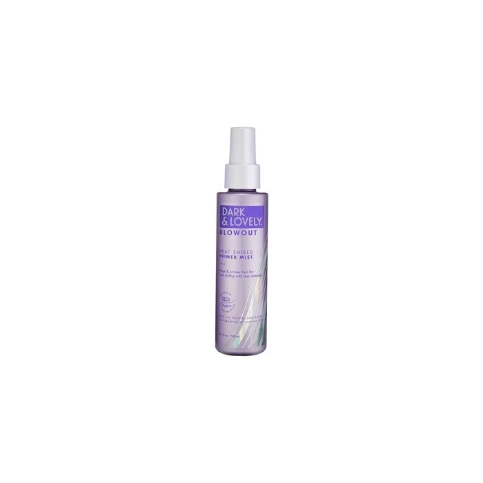 Softsheencarson Dark And Lovely Blowout Heat Shield Hair Primer With Castor Oil For Curly Hair All Hair Types 44 Fl Oz