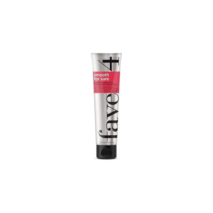fave4 Smooth for Sure Smoothing Blowout Cream for Shine & Heat Protection 5.5 Fl Oz