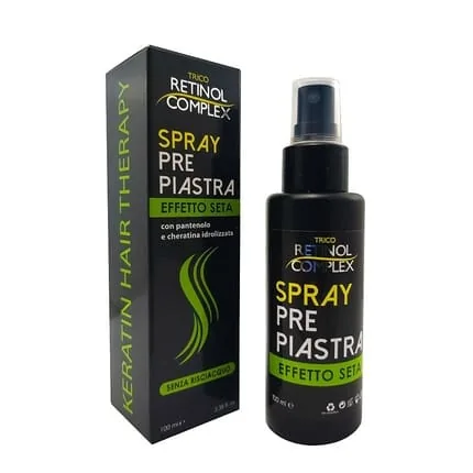 Heat Protection Spray with Silk Effect with Panthenol and Hydrolyzed Keratin Thermal Hair Protection Spray