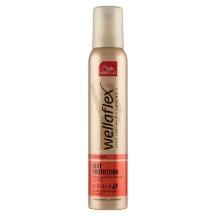 Wellaflex Heat Protection Hair Mousse 200ml