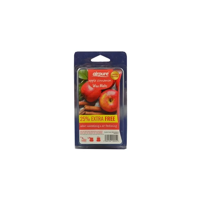 Airpure Wax Melts 86g +25% Apple Cinnamon - Home Fragrance