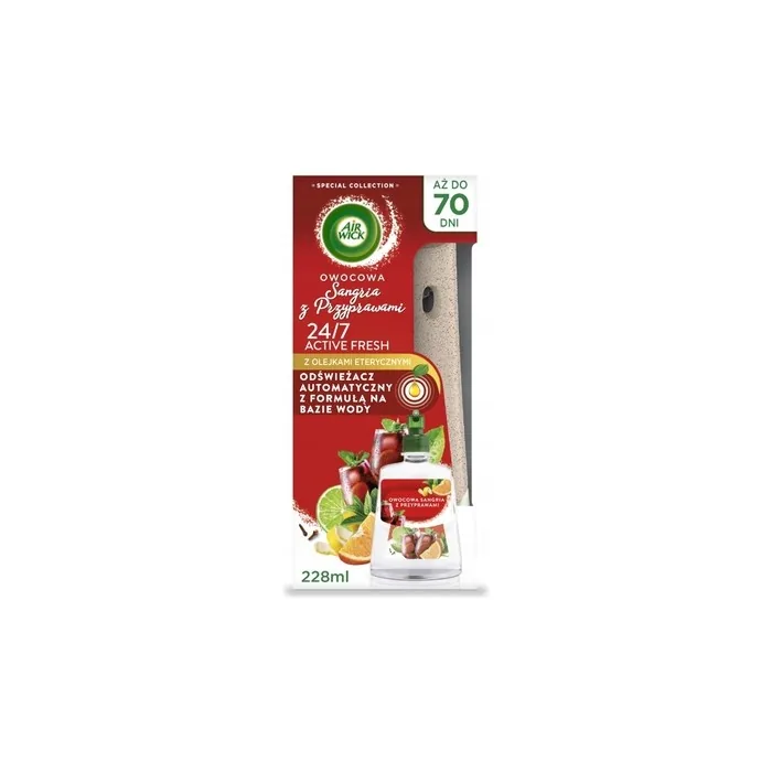 Air Wick Active Fresh Air Freshener With Fruit Sangria And Spices 228 Ml