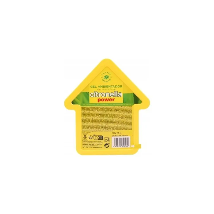 La Casa De Los Aromas Citronella Power Gel Air Freshener With Lemon Grass Scent 100g