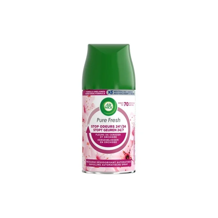 Air Wick Air Freshener Max Pure Fresh Cherry Blossom & Orchid 250 Ml