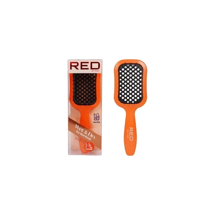 Red By Kiss Dry Vent Heat Resistant Hair Brush for Fast Blow Drying