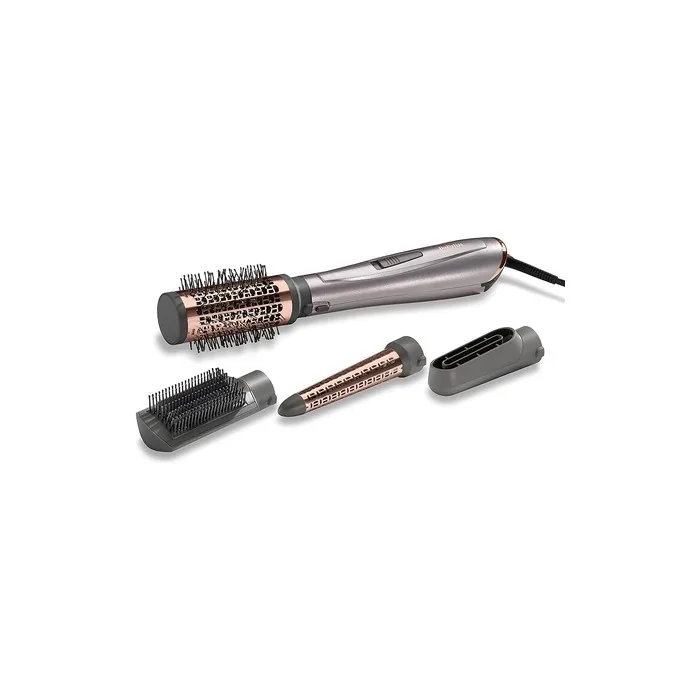 BaByliss Air Style 1000 Hot Air Brush with Ion Technology and 4 Attachments for Drying, Styling, and Curling AS136E