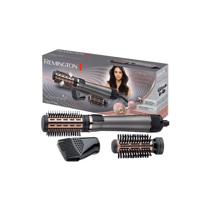 Remington Rotating Hot Air Brush Keratin Protect with 3 Attachments