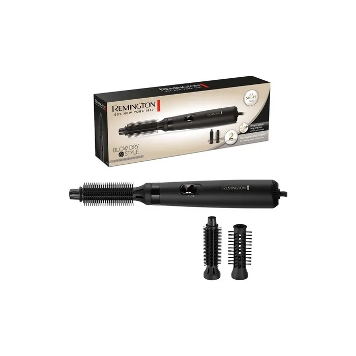Remington Airstyler AS7100 Hot Air Brush with 2 Attachments 19mm and 25mm - 2 Heating and Blower Levels