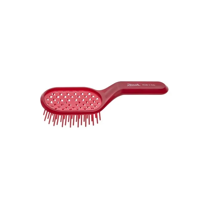 Janeke Curvy Bag Air Vent Brush Pink