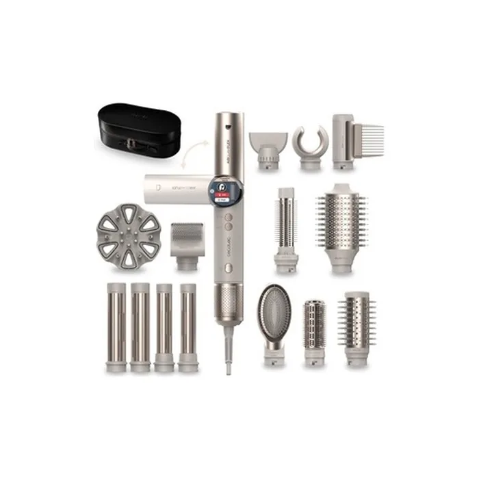 Cecotec CeramicCare 14-in-1 AirGlisse Hair Styler 1400W - Champagne