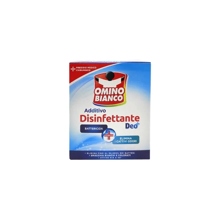 Man White Bactericidal Dust and Virucidal Disinfectant Additive for Laundry 450g