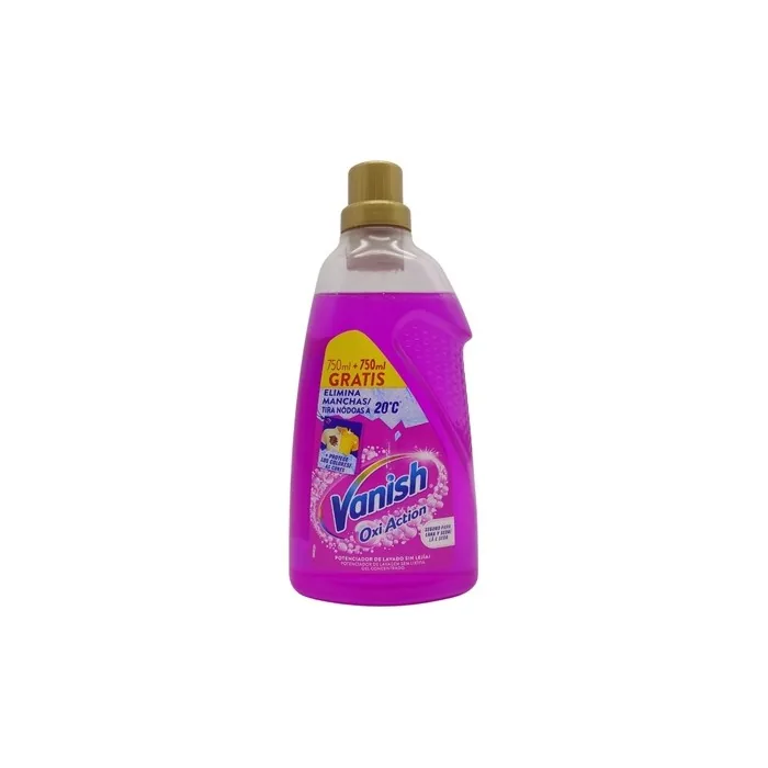 Vanish Gold Oxi Action Liquid 1500 Milliliters Pink Disinfectant By Vanish