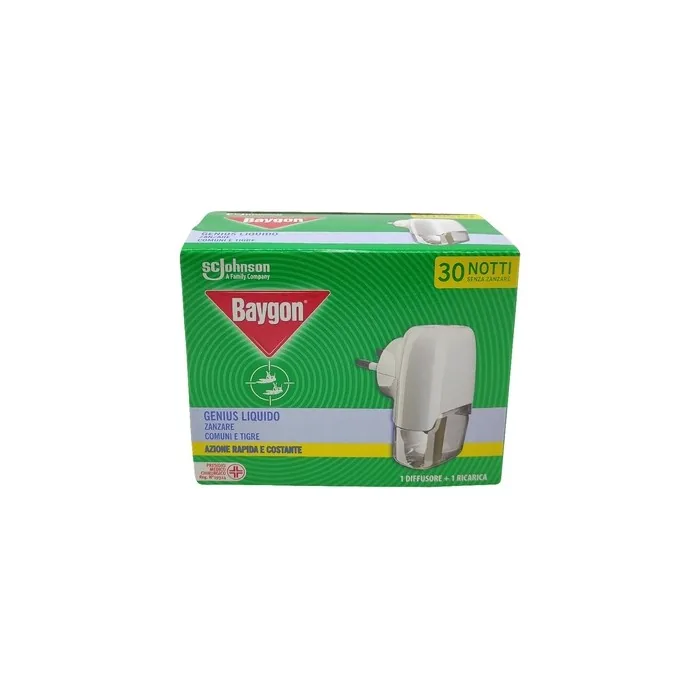 12 X Baygon Electric Vaporizer Liq.Antimosquito.Genius+Refill