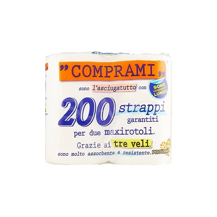 Comprami Rotoli Asciugatutto 3 Ply Pack Of 2