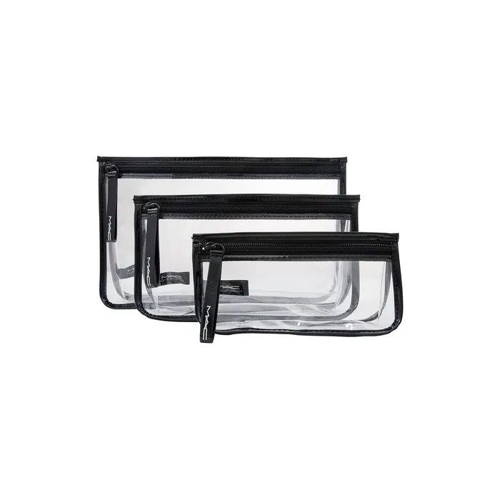 Mac Clear Plastic Rectangular Storage Bags with Zipper