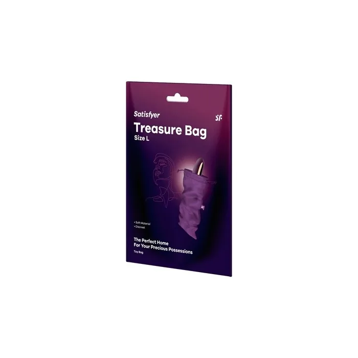 Satisfyer Treasure Bag Storage Bag For Gadgets Large Violet