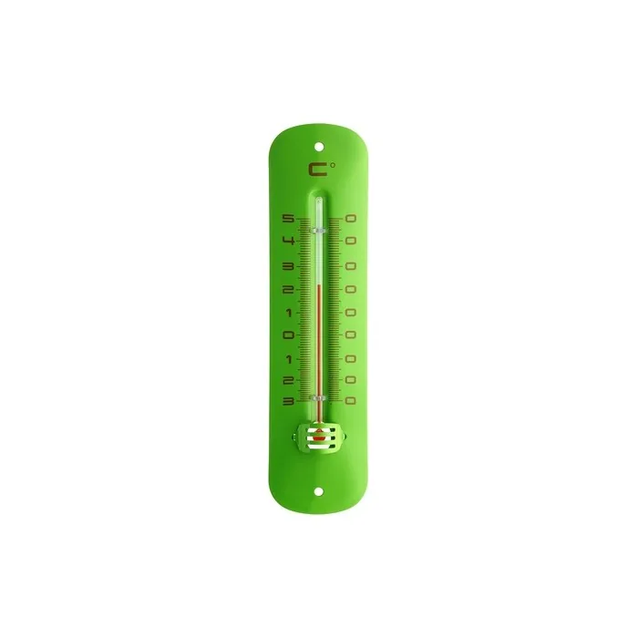 Tfa Dostmann Analog Indooroutdoor Thermometer Weatherproof Metal Green L 50 X W 13 X H 192 Mm