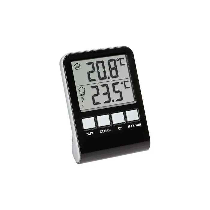 Tfa Dostmann Palma Wireless Pool Thermometer, Anthracite, L100 X W100 X H180 Mm