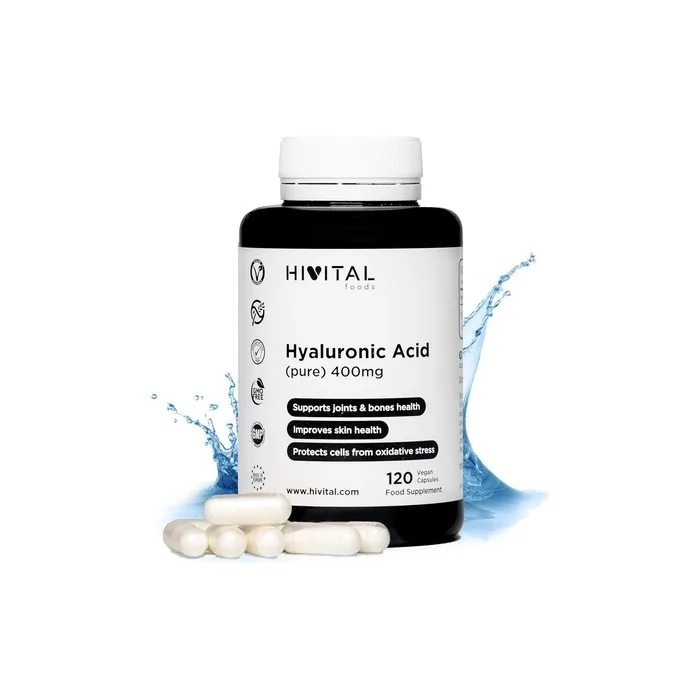Hyaluronic Acid Capsules 400mg 120 Vegan Capsules Pack Of 4 Months Supply