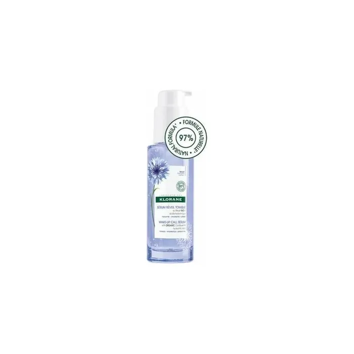 Klorane Cornflower Water Toning Awakening Serum 50ml With Hyaluronic Acid