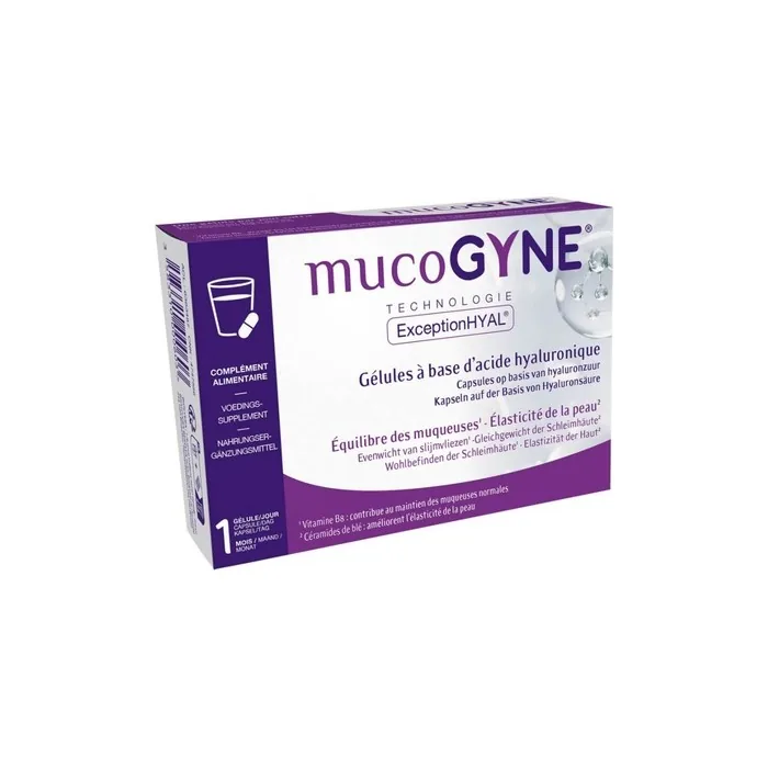 Exceptionhyal Mucogyne Hyaluronic Acid 28 Capsules