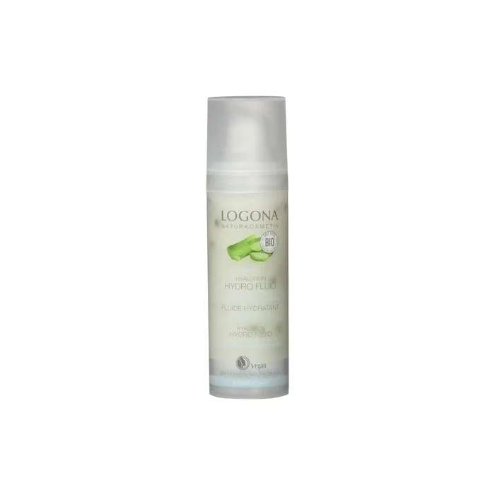Logona Classic Hyaluron Hydro Fluid with Organic Aloe Vera and Hyaluronic Acid Black Normal
