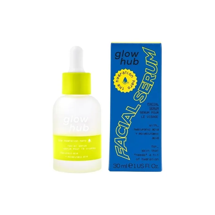 Glow Hub The Hydration Hero Facial Serum with Hyaluronic Acid and Polyglutamic