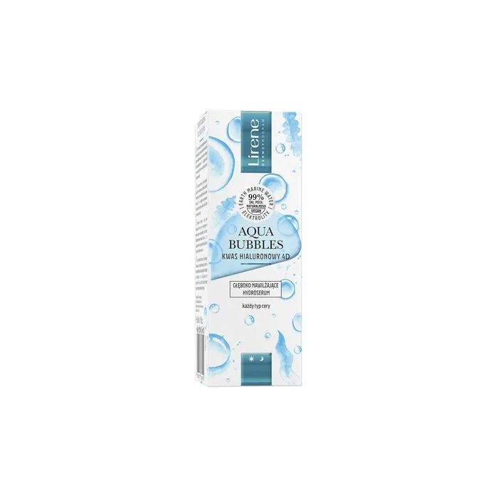 Lirene Aqua Bubbles Hyaluronic Acid 4d Deeply Moisturizing Hydroserum For All Skin Types 30ml