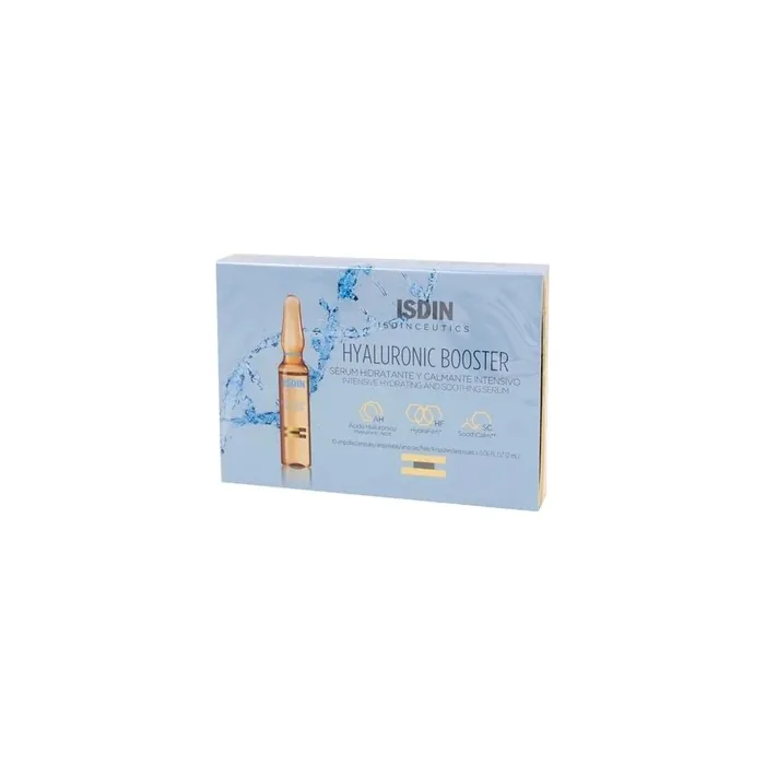 Isdin Isdinceutics Hyaluronic Booster 10 Ampoules Of 2 Ml Each