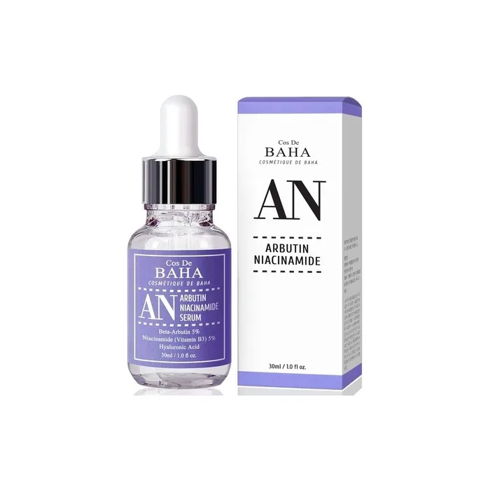 Cos De Baha Niacinamide 5% + Arbutin 5% Serum with Hyaluronic Acid