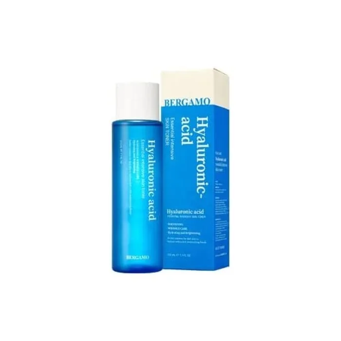 Bergamo Essential Intensive Hyaluronic Acid Skin Toner 7.1fl oz/210mL - Korean Skin Care for Combination Skin Types