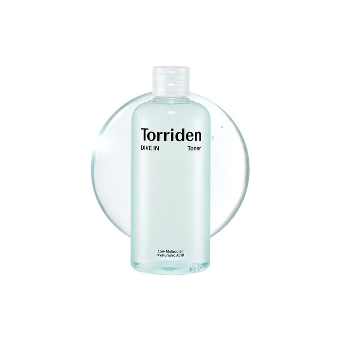TORRIDEN DIVE-IN Low Molecular Hyaluronic Acid Facial Toner 300ml - Korean Hyaluronic Acid Facial Toner for Sensitive, Oily Skin - Clean & Vegan Beauty, Fragrance-Free, Alcohol-Free, Dye-Free